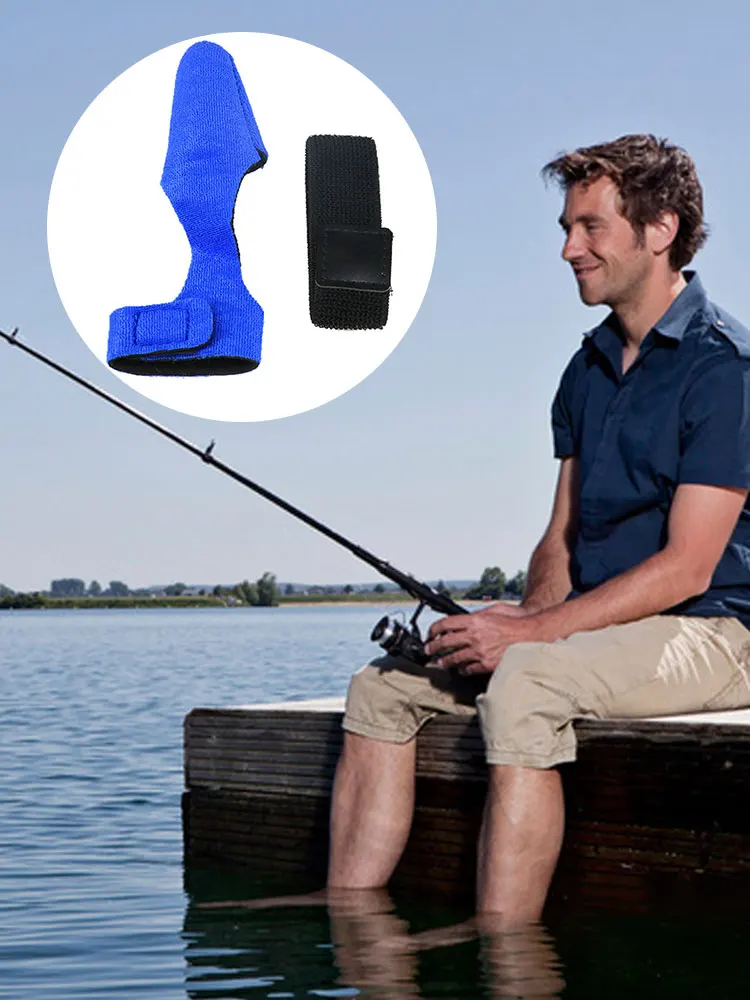 

2pcs Fishing Rod Tips Protector Cap Strap Belt Set Fishing Rod Pole Cap Rod Guides Cover with Tie Outdoor Accessories