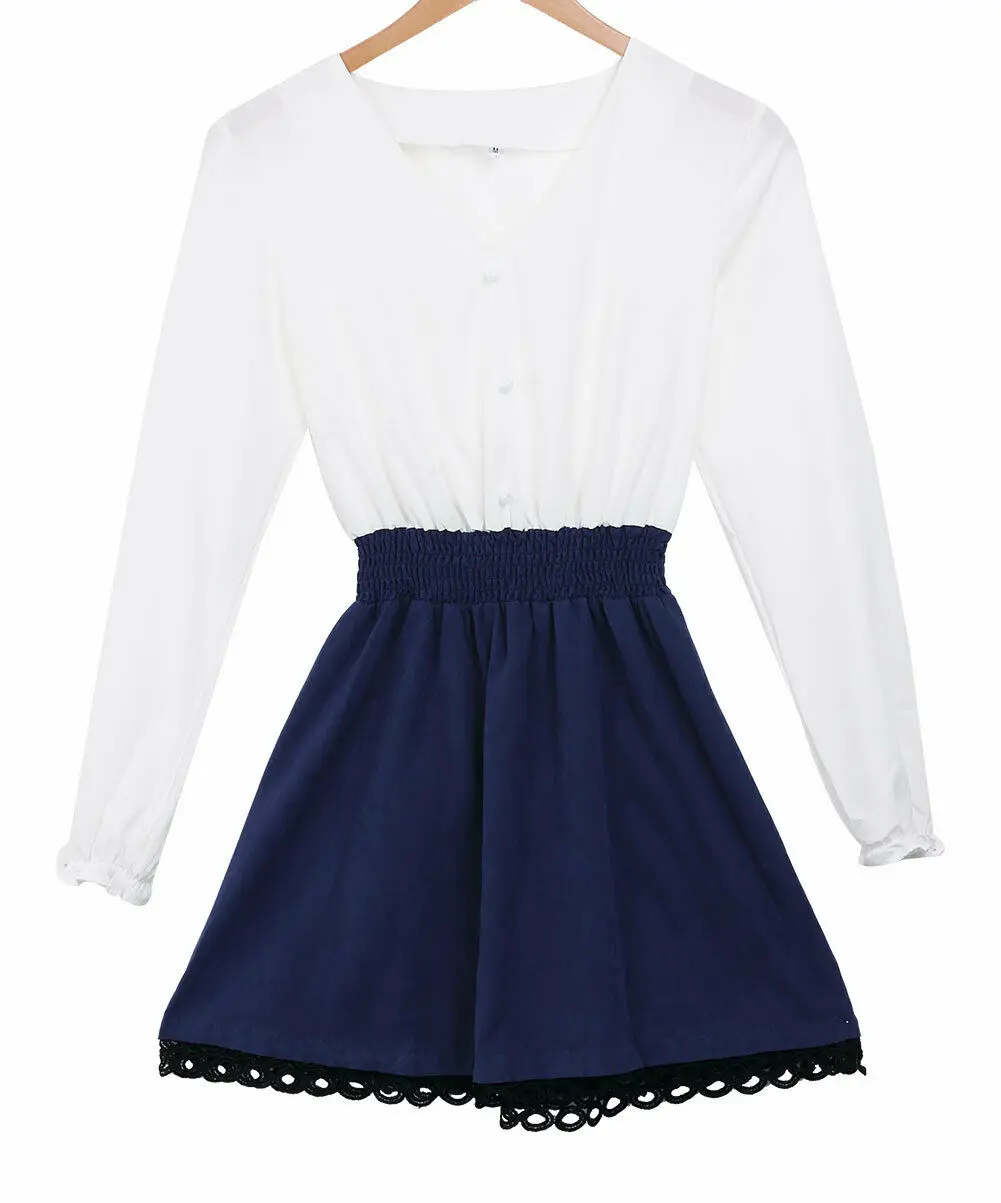 Новинка летнее пикантное женское свободное белое короткое платье мини с длинным