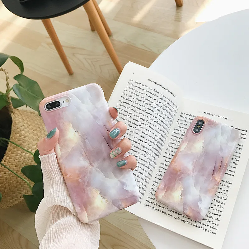 Темперамент мрамор все включено ТПУ силиконовый чехол для телефона iPhone Xs Max XR 6 1