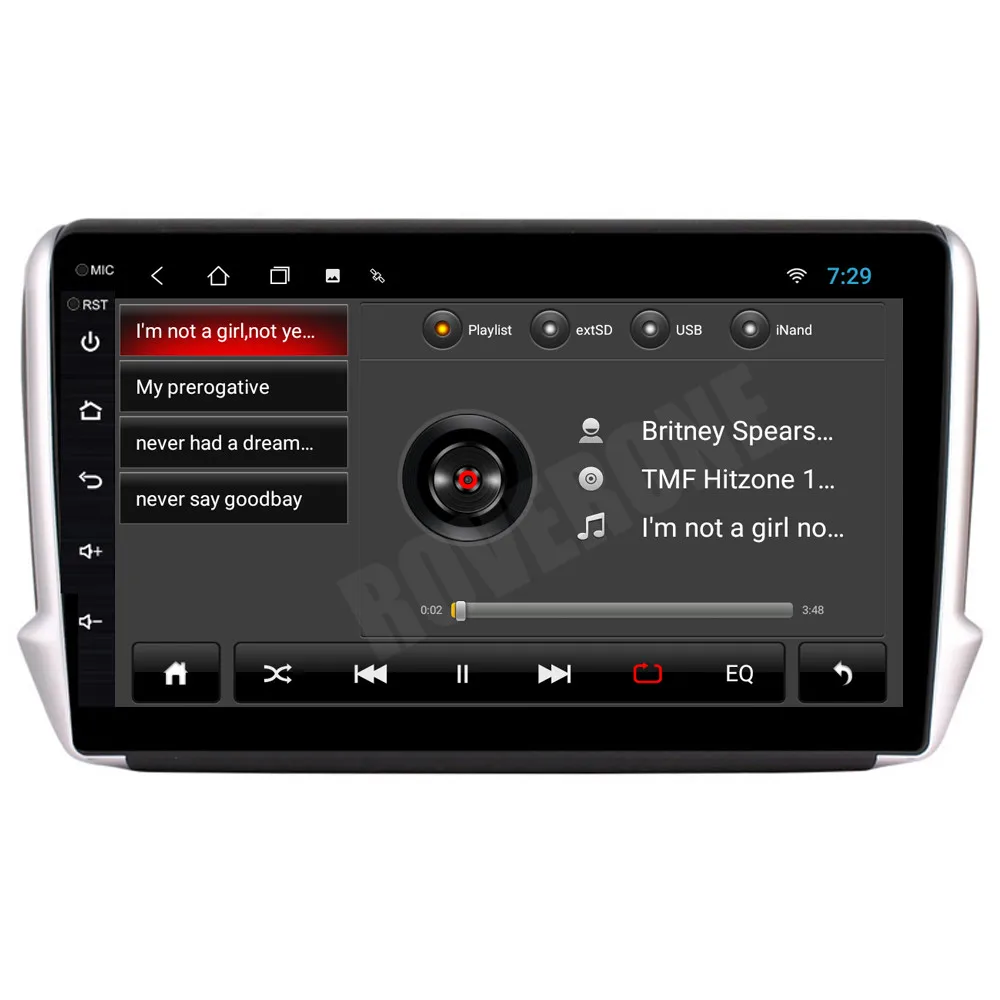 Автомобильный мультимедийный плеер для Peugeot 208 2008 2014 2015 2016 Android 10 радио GPS