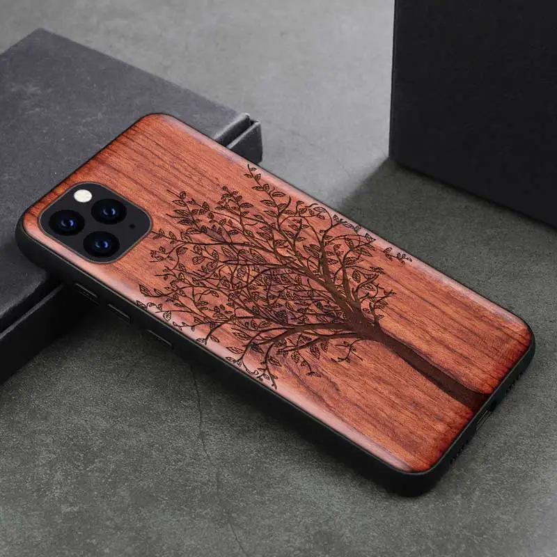 Чехол для телефона iPhone 11 iPhone11 Pro, чехол из ТПУ Boogic Wood для iPhone X XR XS Max 8 7 6 6s plus, аксессуары для телефонов - Цвет: color 2