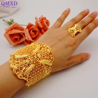 2022 dubai jewelry bangle for women gold wide bangle african braceletsbangles bridal wedding engagement gifts