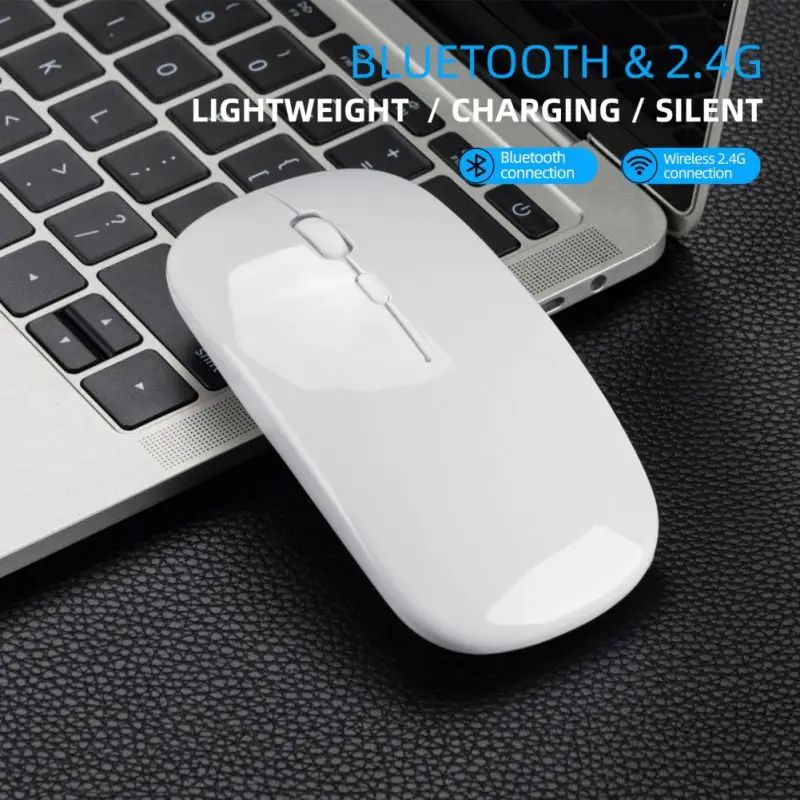 M90 Двухрежимная беспроводная Bluetooth мышь Bluetooth 5,0+ 2,4 ГГц Беспроводная мышь для ПК ноутбука настольного компьютера для Macbook Matebook