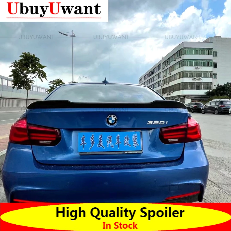 

For BMW F30 F35 M3 320i 320li 325li 328i 2012-2017 CS Style Real Carbon Fiber Car Trunk Boot Lip Spoiler Wing Lid Big