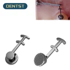 50 шт. Стоматологические Ортодонтические языковые кнопки, телескопические силовые ручки, клейкие скобы, скобы, архпровода, обжимные крючки, языковые маленькие скобы