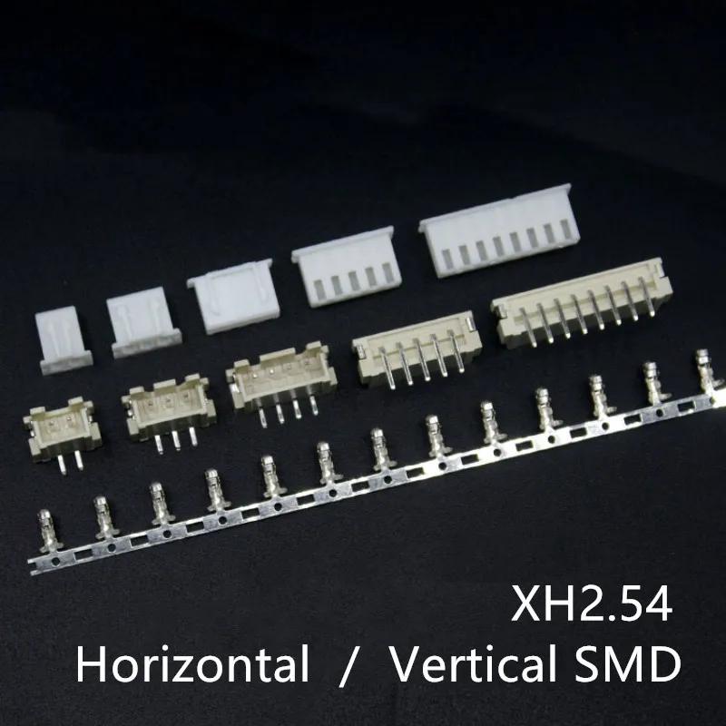 10 комплектов разъемов XH2.54 2 54 мм вертикальный/горизонтальный контакт SMD коннектор