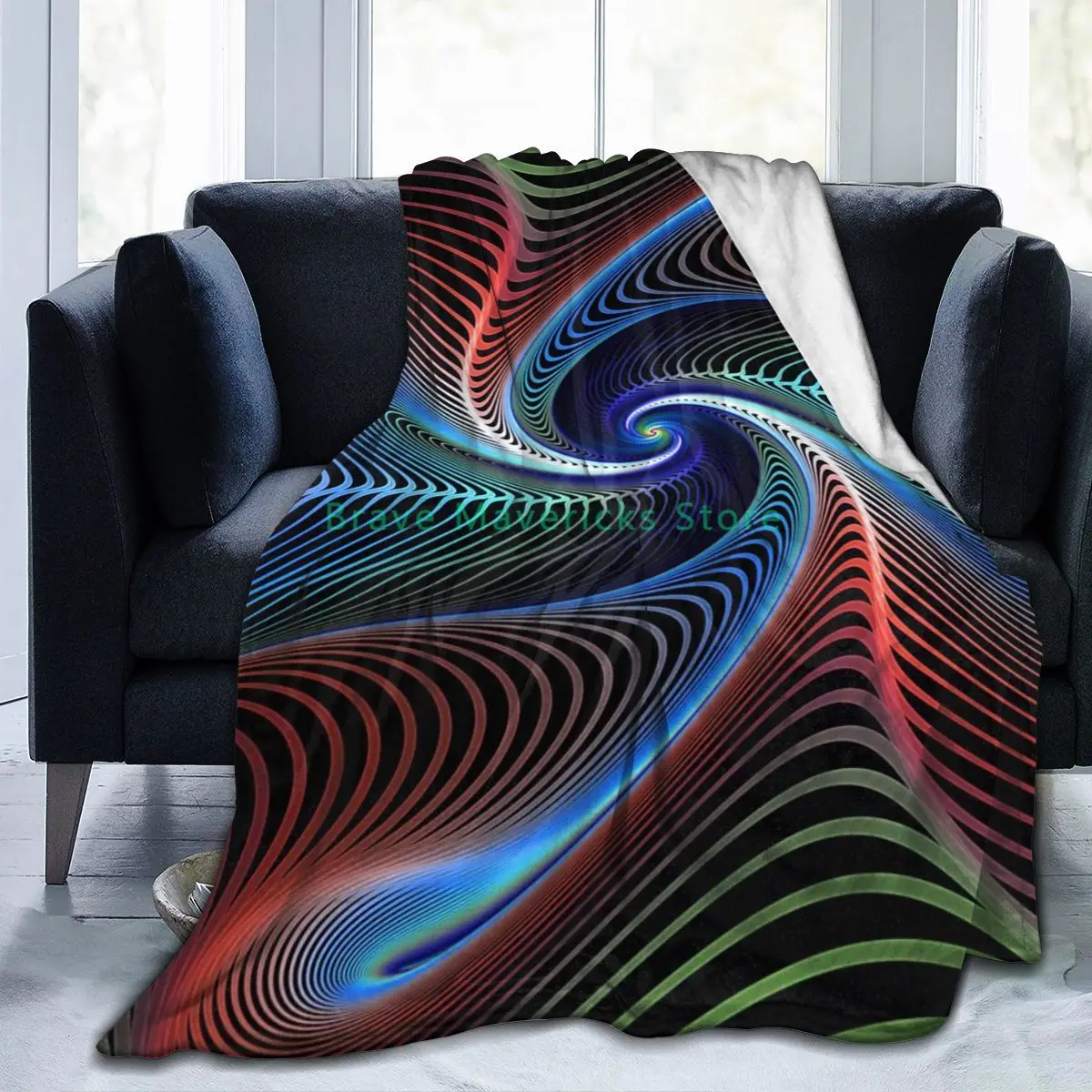 

New 3D Personality Printed Flannel Blanket Sheet Bedding Soft Blanket Bed Cover Home Textile DecorationDizzy