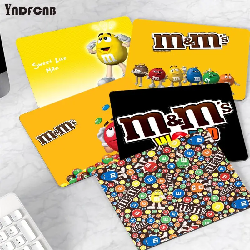 

New Arrivals M&Ms Chocolate Unique Desktop Pad Game Mousepad Smooth Writing Pad Desktops Mate gaming mouse pad