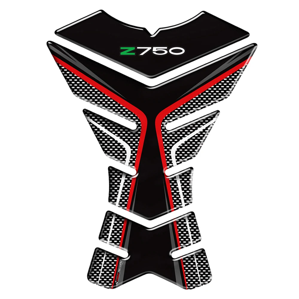 

3D Motorcycle Tank Pad Protector Decal Stickers Case for Kawasaki Z750 Z750R Tank R