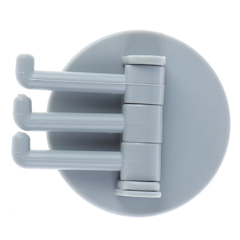 1 шт. крючки для ванной комнаты креативный бесшовный паста 3 ветки вращающийся