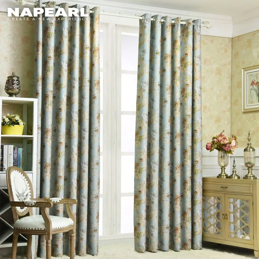 NAPEARL 1 шт. Популярные затемненные занавески с цветочным принтом для спальни