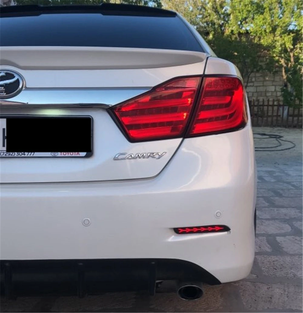 Мигающий светодиодный заднего бампера отражатель задний стоп сигнал светильник