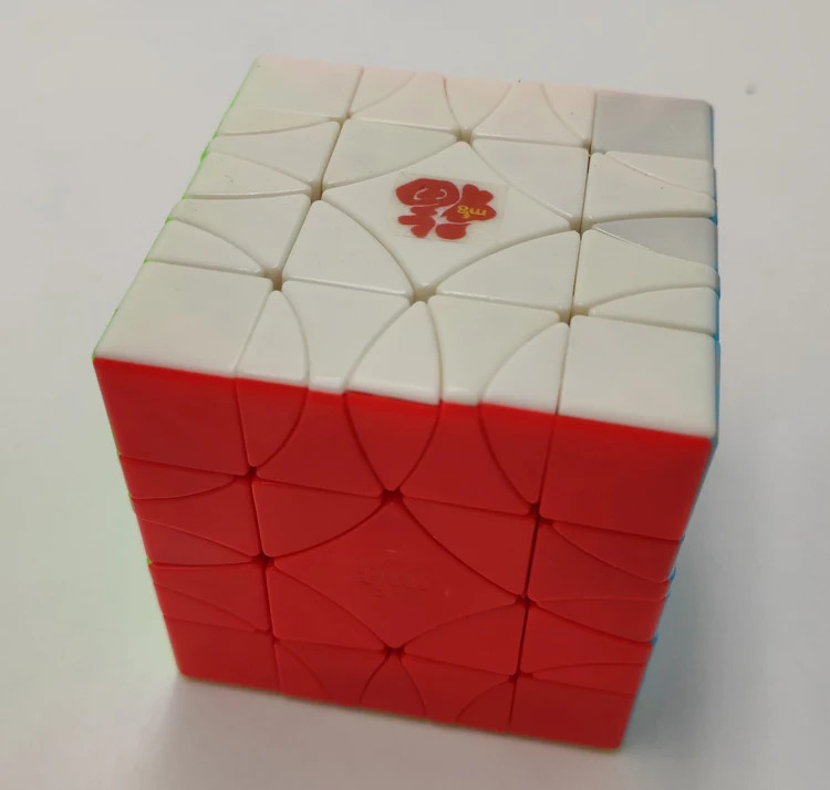 Yongjun YJ 2x2 дом синий/розовый 2 Слои Скорость Cube Cubo magico Развивающие игрушки идея