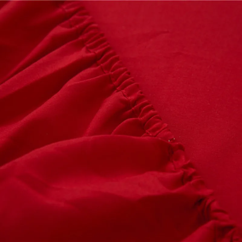 Простыня эластичная однотонная для взрослых размер Queen/King 200*220 (наволочка на