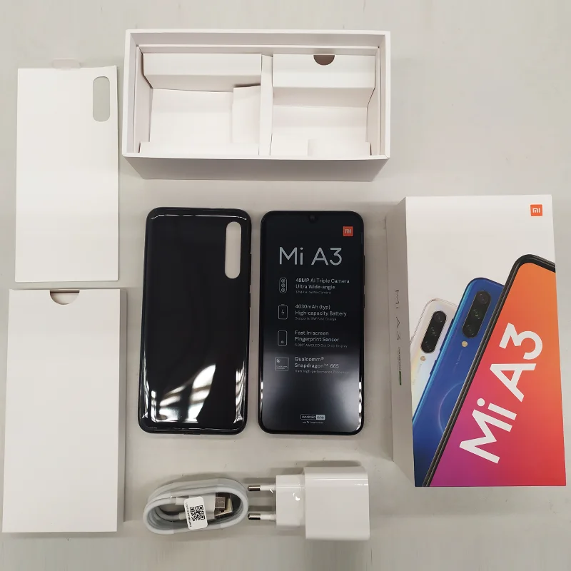 Смартфон Xiaomi Mi A3 глобальная версия 4 ГБ 64 32 МП селфи Android One мобильный телефон Snapdragon