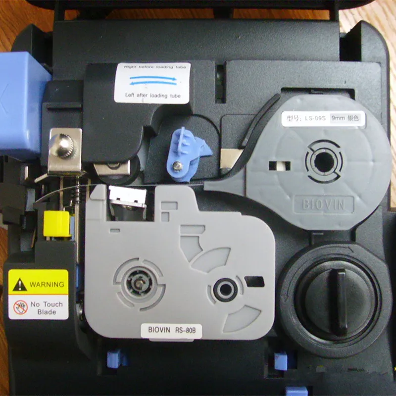 Этикетка на кассету ленты ls-09w.y.s цвета: белый серебристый желтый Наклейки 9 мм * 8 м