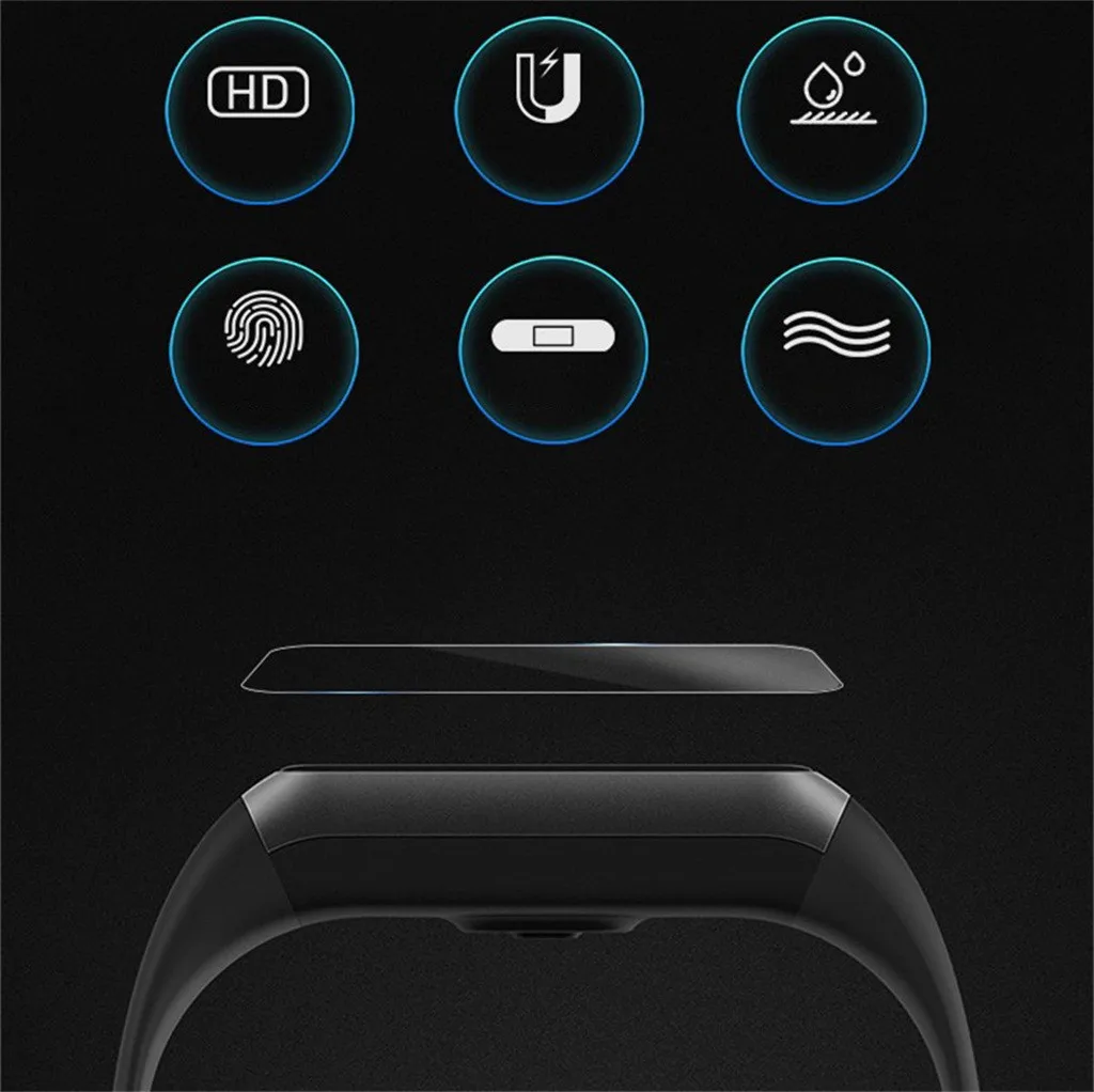 2 х прозрачная Гидрогелевая пленка для смарт часов Защита экрана Xiaomi Huami Amazfit Cor Band