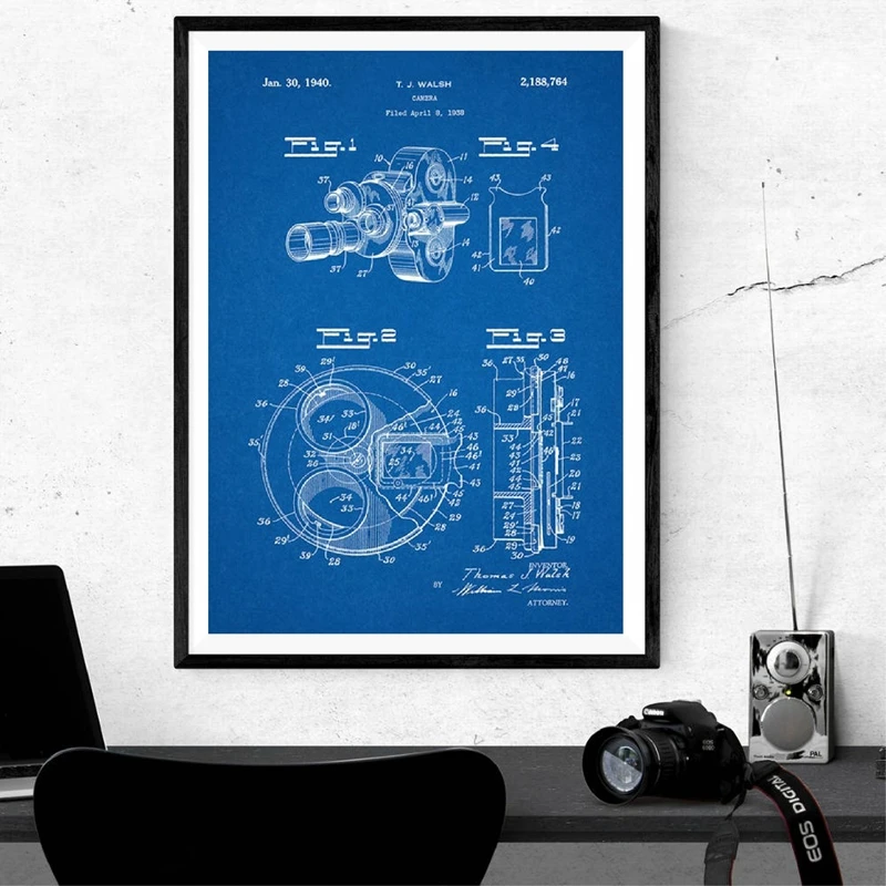 Цветной фильтр камеры лакированные винтажные наклейки камера печать фильм номер