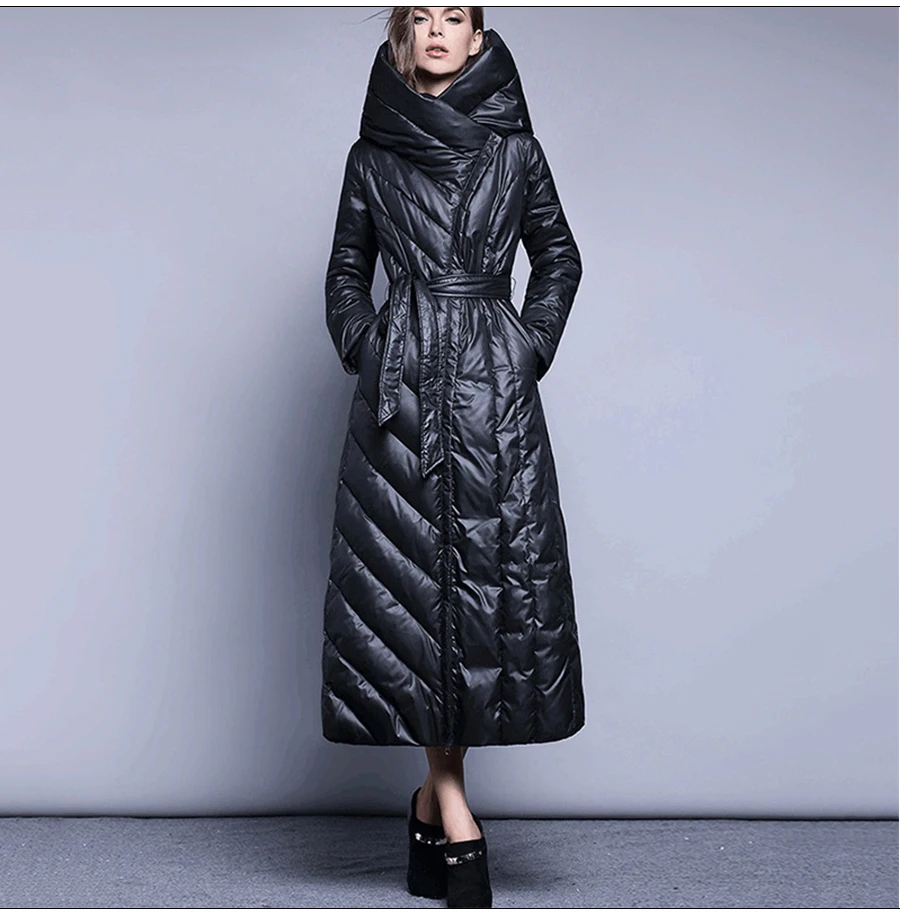 7XL Fashion White Duck Down Jacket Women New Thick Women Winter Bio Down Jackets Hooded Women Parkas Coat shigh quality