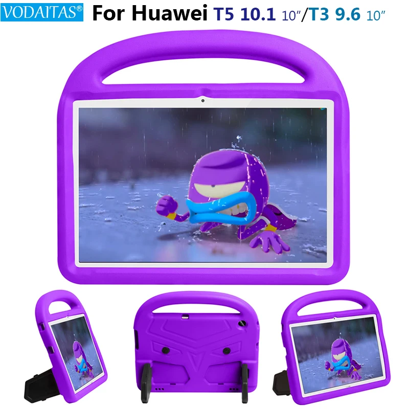 

Противоударный EVA Дети чехол для Huawei Mediapad T5 10 AGS2-W09/L09/L03/W19 10,1 "крышка для Huawei Mediapad T3 10 чехол для планшета детский