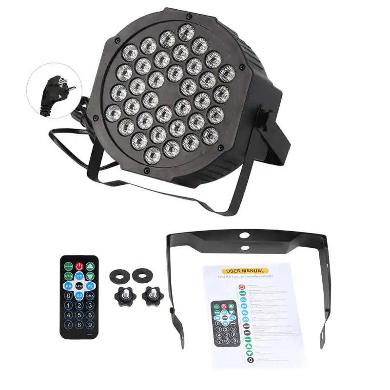 

72W 36LED RGB Stage Light DJ Disco Club Lamp Spotlight for Party KTV Pub Support Auto Strobe/Voice-activated/DMX512 Control Mode