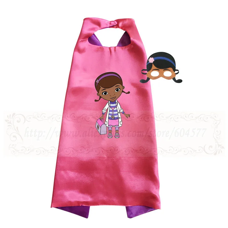 Детский костюм Doc Mcstuffins для девочек; костюмы на Хэллоуин для детей; подарки на день рождения - Цвет: Red