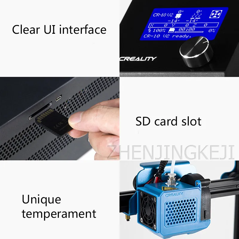 Industrial Grade Large Size High Precision Metal Mold High Efficiency Stereoscopic Silent Drive Power Off And On 3D Printer