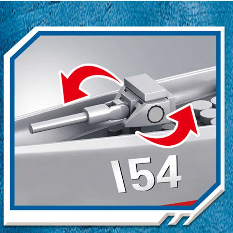 Новинка 633 шт. современный военный корабль строительные блоки Военная серия