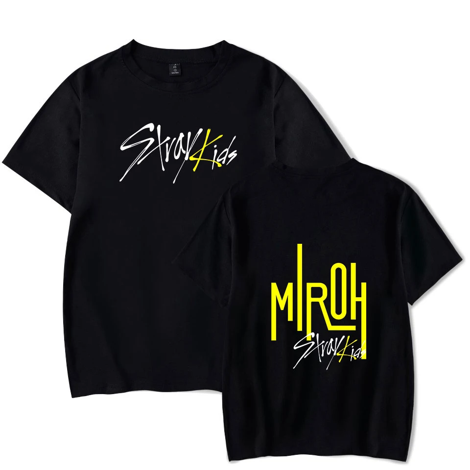 

Stray Kids High-Quality Printed Fashion T-shirts Women/Men Summer Short Sleeve Tshirts 2020 Hot Sale Casual Streetwear T shirts