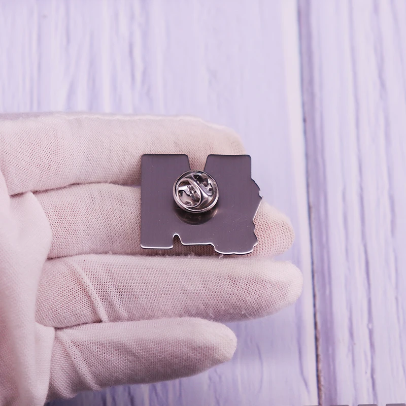 Эмалированная булавка H-Поттера с алфавитом бухстабейная брошь буквой M