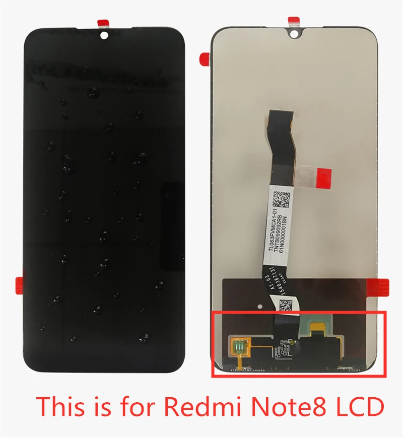 For Xiaomi Redmi note 8 LCD Display with Touch Screen Digitizer Assembly With Frame pro Replacement Parts |