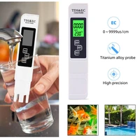 portable durable digital led water quality tester tdsec meter range 0 9990 multifunctional water purity quality temp ppm tester