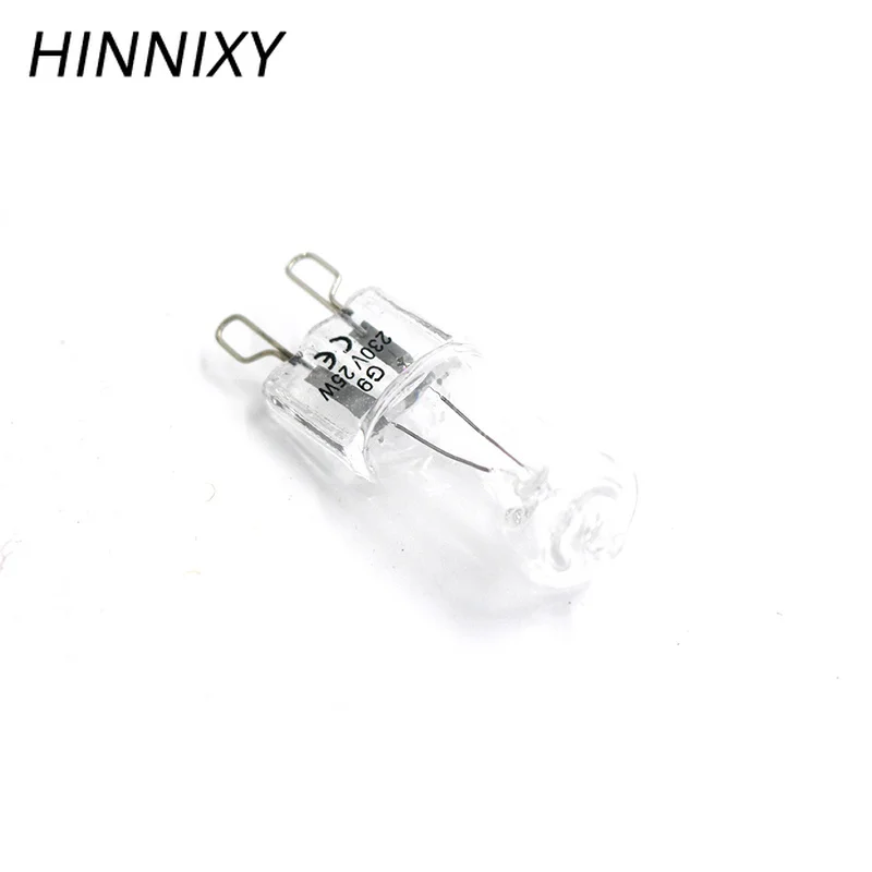 Hinnixy 10 шт./лот G9 галогенная лампа с регулируемой яркостью 25 Вт/40 Вт/60 Вт 110 В/220 В