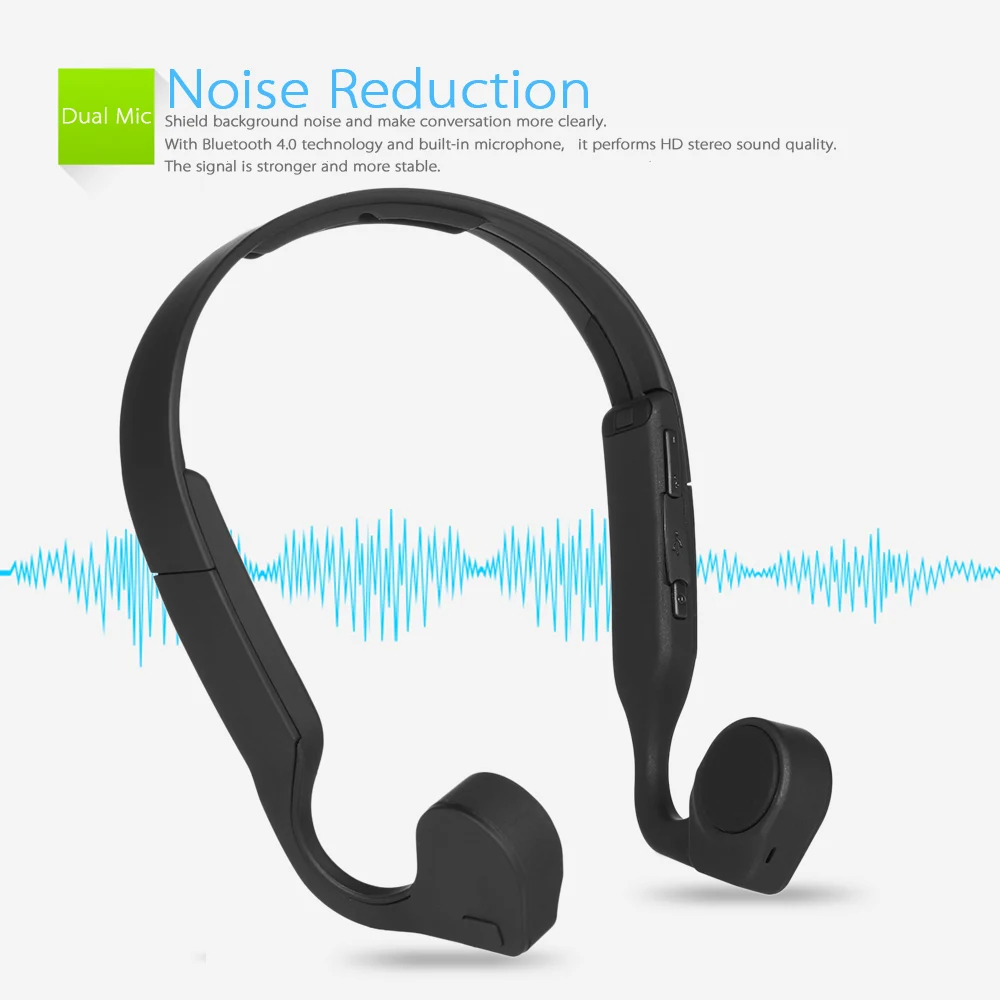 Беспроводные Bluetooth стереонаушники X1 с костной проводимостью 4 0 наушники ремешком