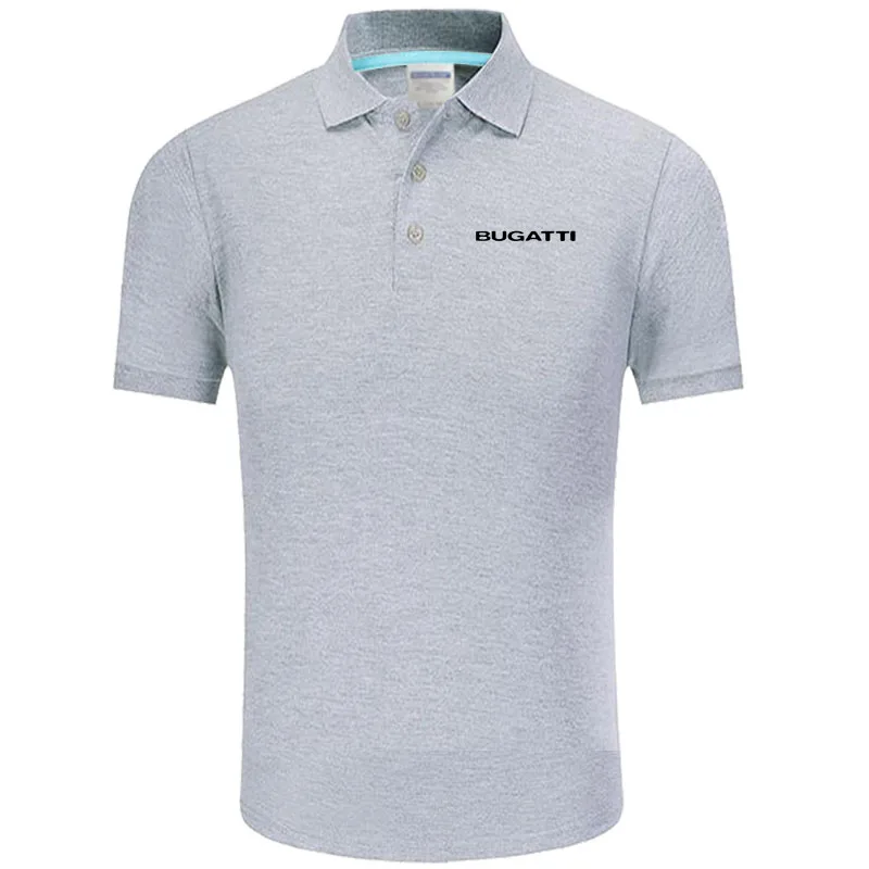 Polo Shirt Bugatti logo Cotton Polo shirt Short Sleeve High Quantity polo shirts