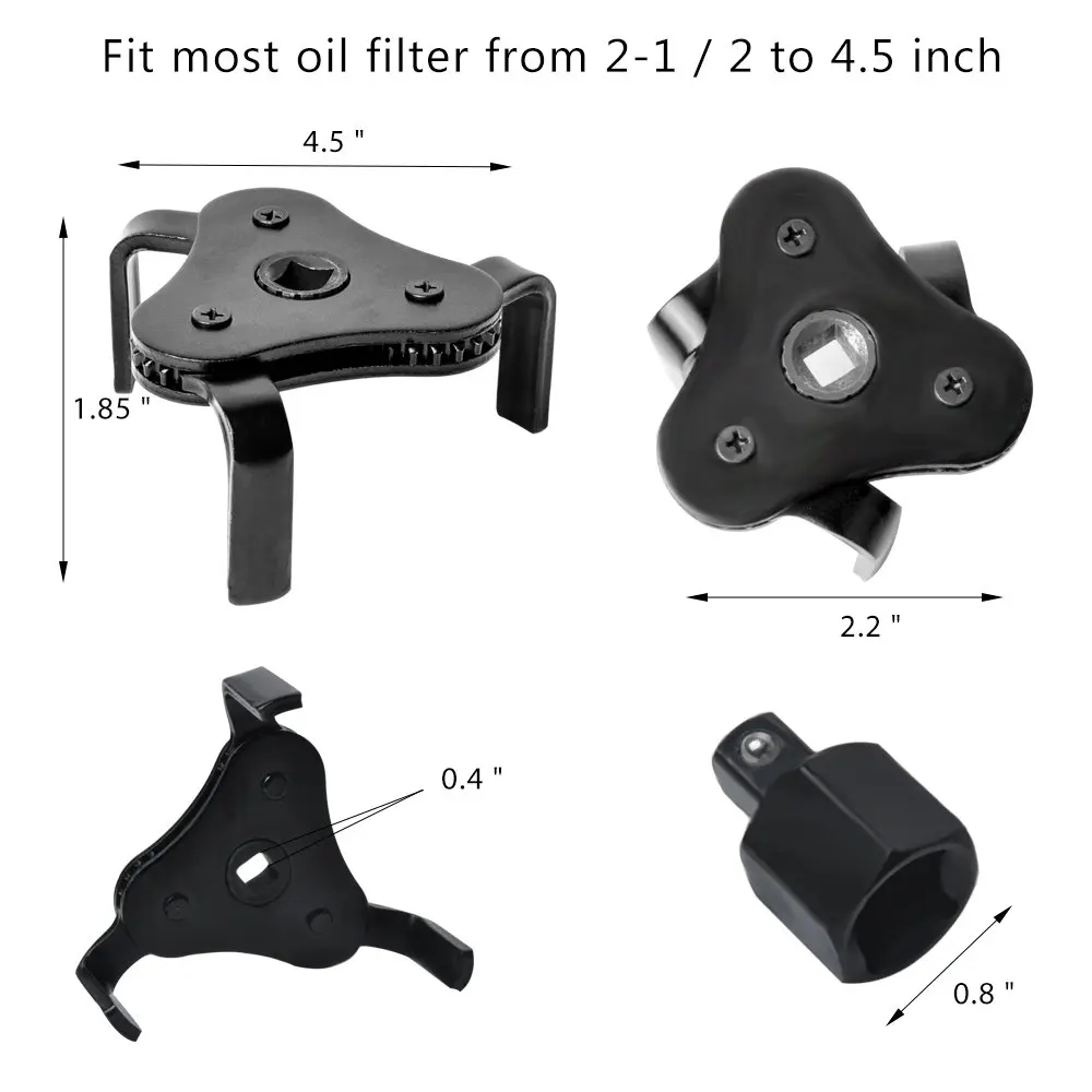 Гаечный ключ для масляного фильтра инструмент ремонта автомобиля регулируемый