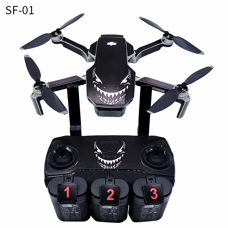 DJI Mavic Mini Royal мини-наклейка на корпус с пультом дистанционного управления все включено защитная пленка флуоресцентная Водонепроницаемая импортная бесшовная Защита от царапин - Цвет: Style 1