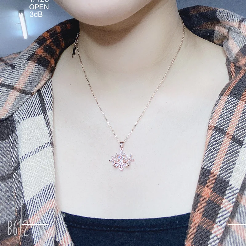 Модные ювелирные изделия ожерелье из титановой стали розовое золото пчелиный