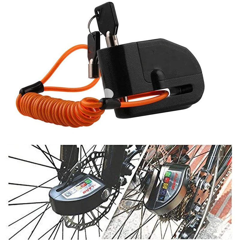 Универсальный замок сигнализации для мотоцикла велосипеда Противоугонный