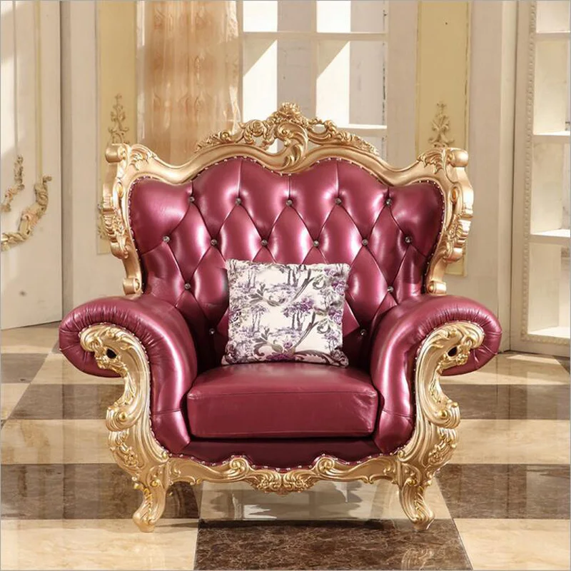 Высококачественный европейский античный диван для гостиной мебель из