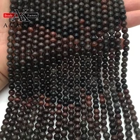 natural gem stone black moonstone beads for jewelry making 568mm round spacer beads diy bracelets accessories 15%e2%80%98%e2%80%99