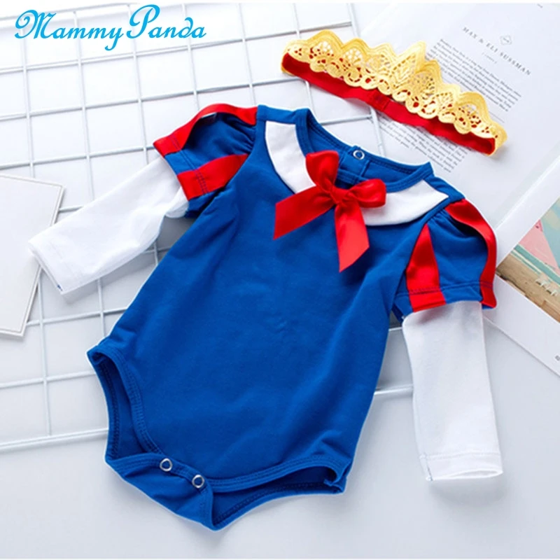 Боди для новорожденных девочек боди одежда снежной принцессы комбинезон