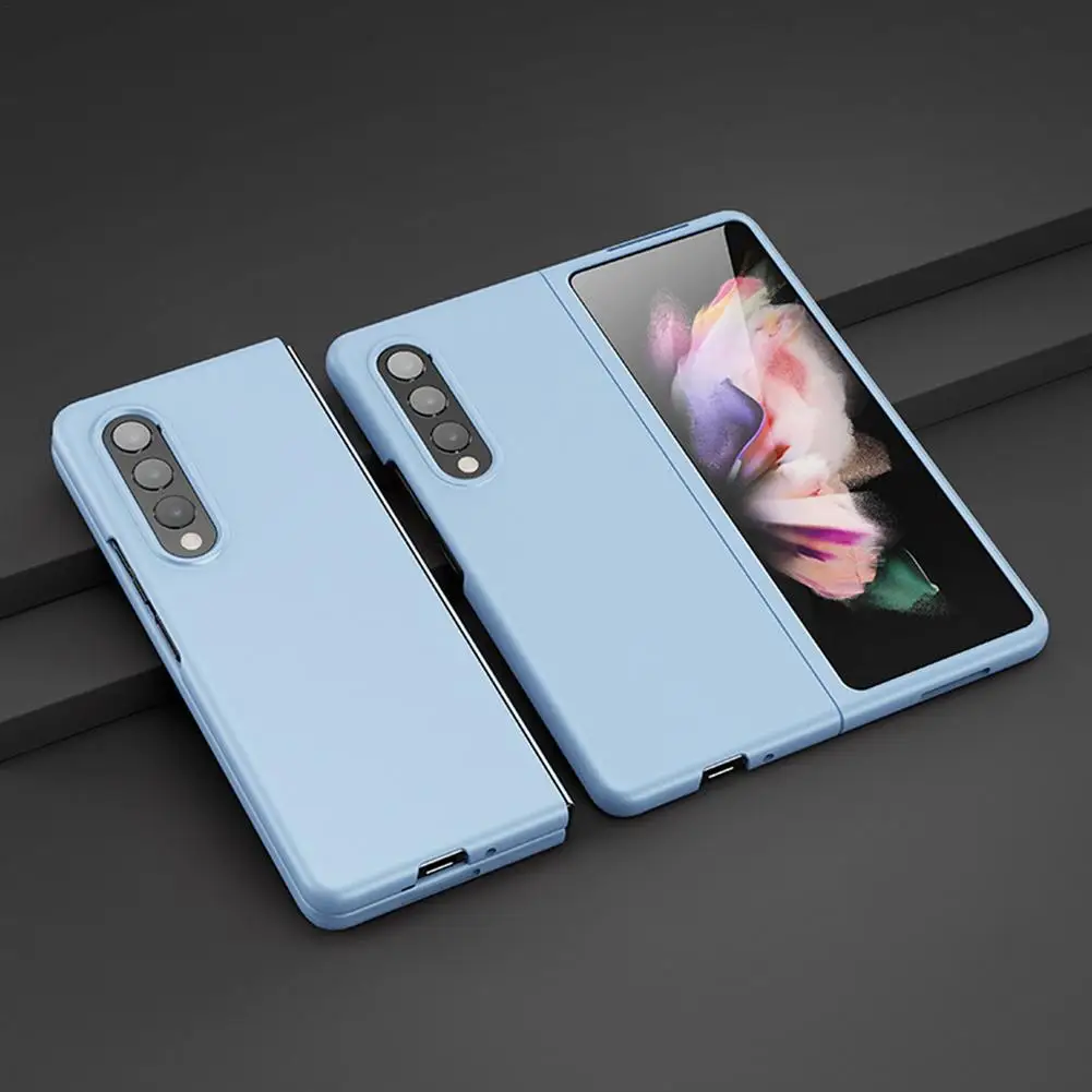 Phone Case For Samsung Galaxy Z Fold 3/W22 Shock Absorption Smartphone Protective Cover 3 | Мобильные телефоны и