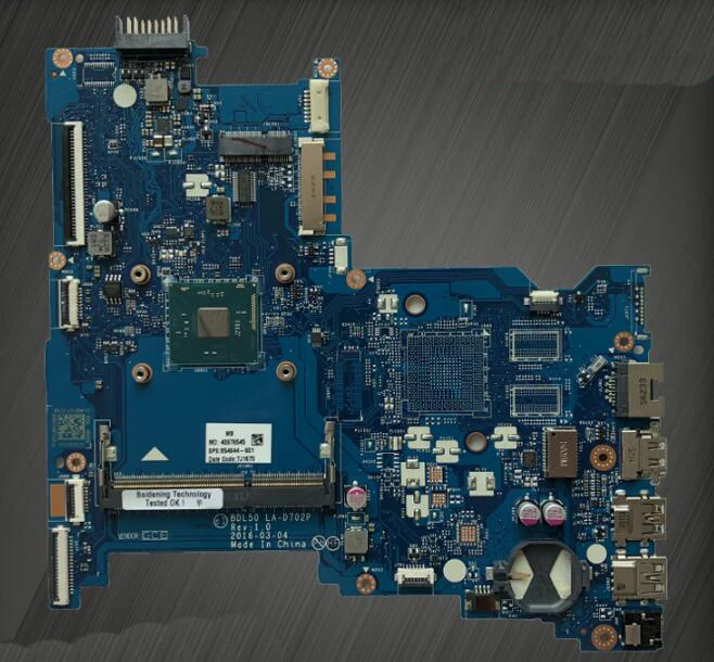 

High quality laptop motherboard for 15-ay LA-D702P 854944-001 854943-001 854942-501/001 Board will test before shipping