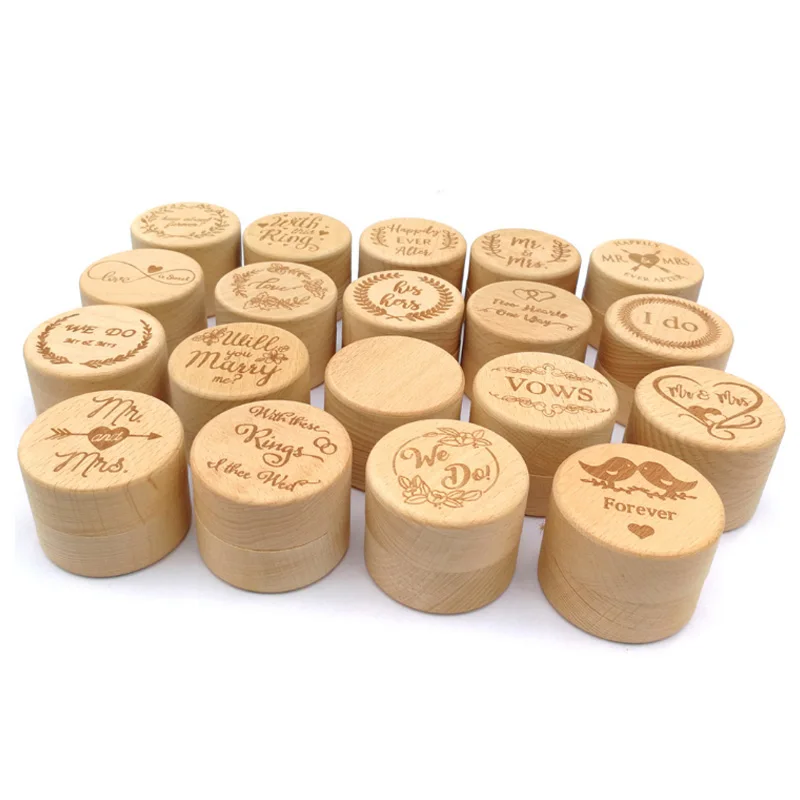 DIY ручной работы в винтажном стиле Свадебный Декор Круглый кейсы для хранения