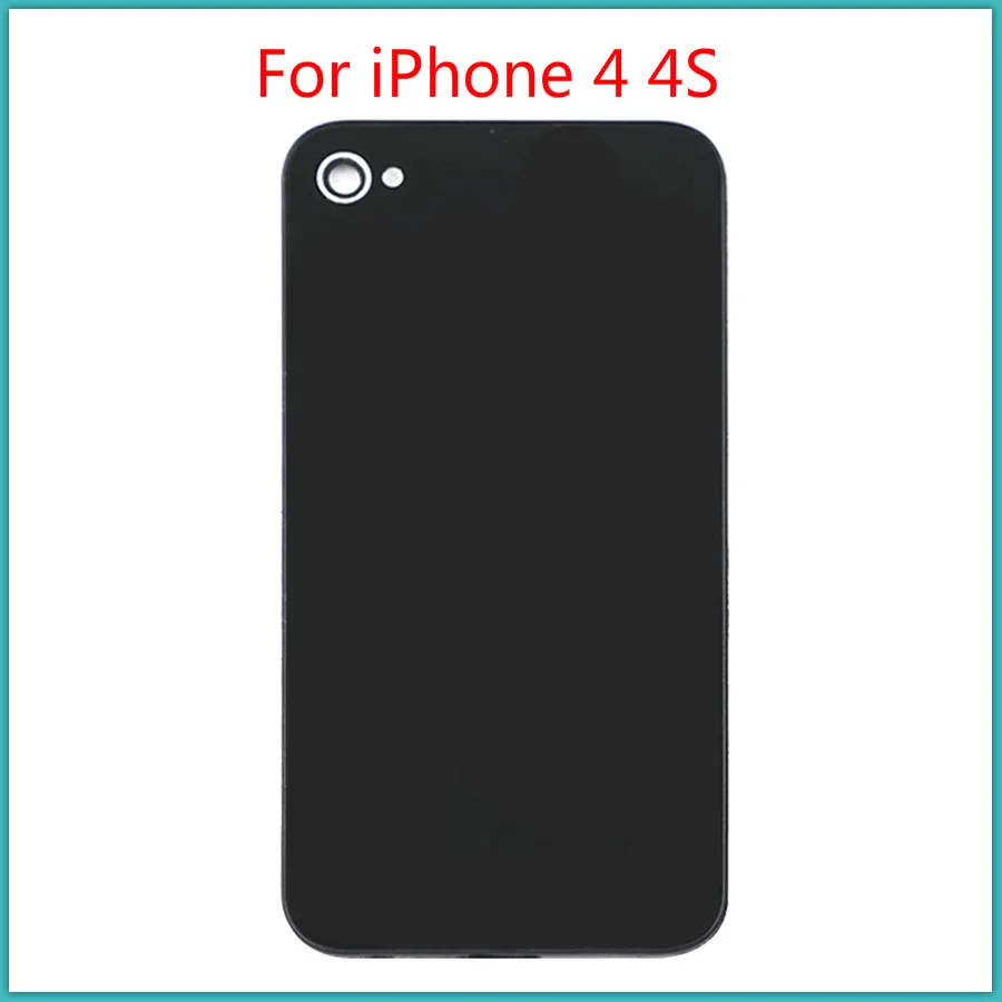 AAA + качественная для Iphone 4 4s задняя крышка батарейного отсека стекло Задняя рамка