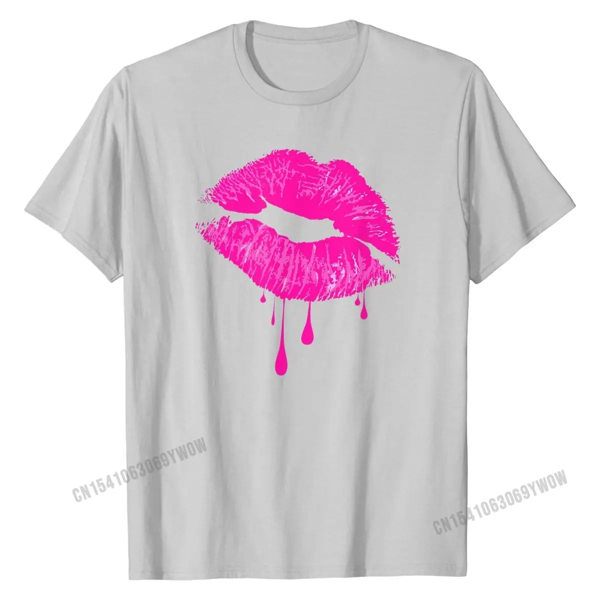 Ярко розовый чехол с поцелуем губ 80s ретро в винтажном стиле помадой вечерние