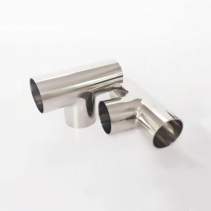 

Труба с внешним диаметром 38 мм, 1,5 дюйма, тройник для стыковой сварки, 3-ходовой санитарный фитинг из нержавеющей стали SUS 316L, разветвитель, до...