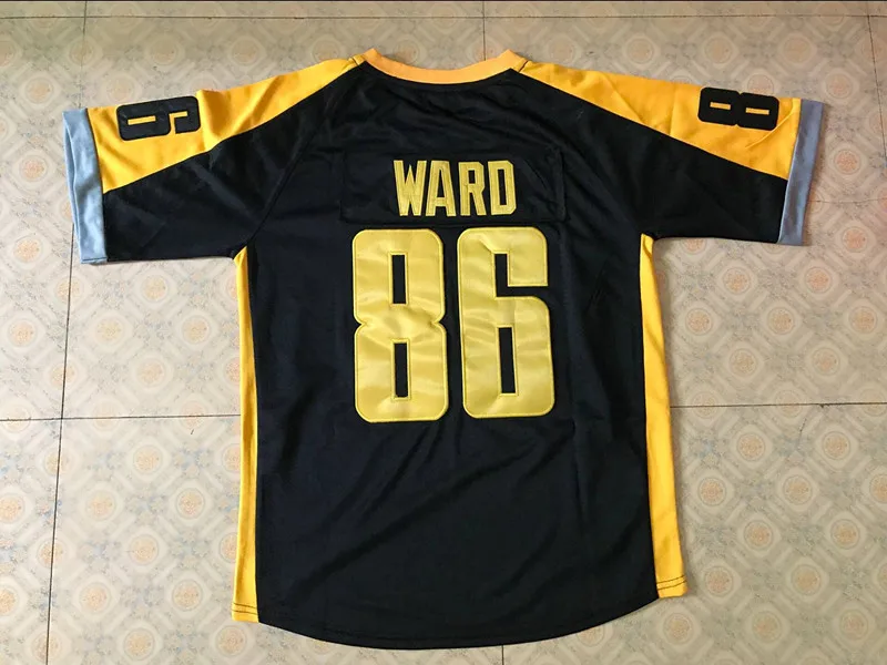 

GOTHAM ROGUES HINES WARD #86 FOOTBALL JERSEY DARK KNIGHT Embroidery Stitches Customize any size and name