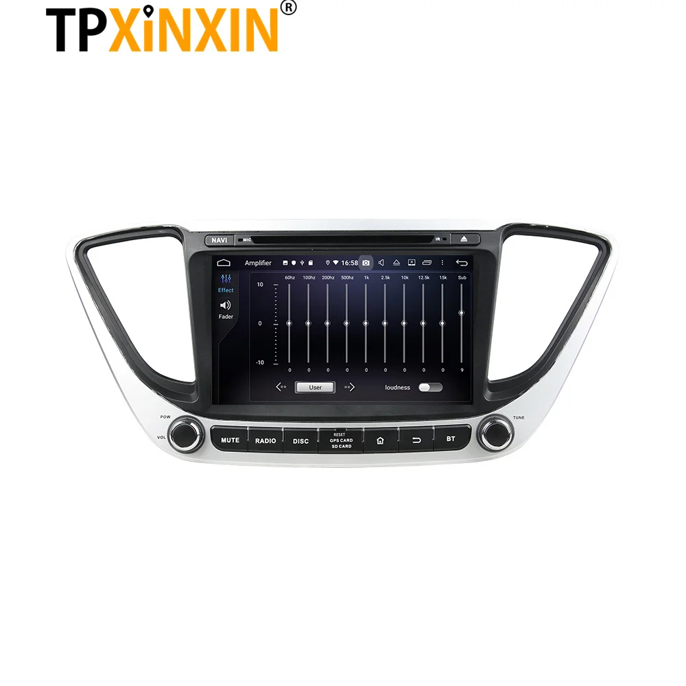 

4G+128G PX6 For Hyundai Verna 2016-2019 Android 10.0 IPS Carplay Multimedia Player Auto Radio Tape Recorder GPS Navi Head Unit